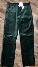 NWT Janie and jack green velvet pants size 10