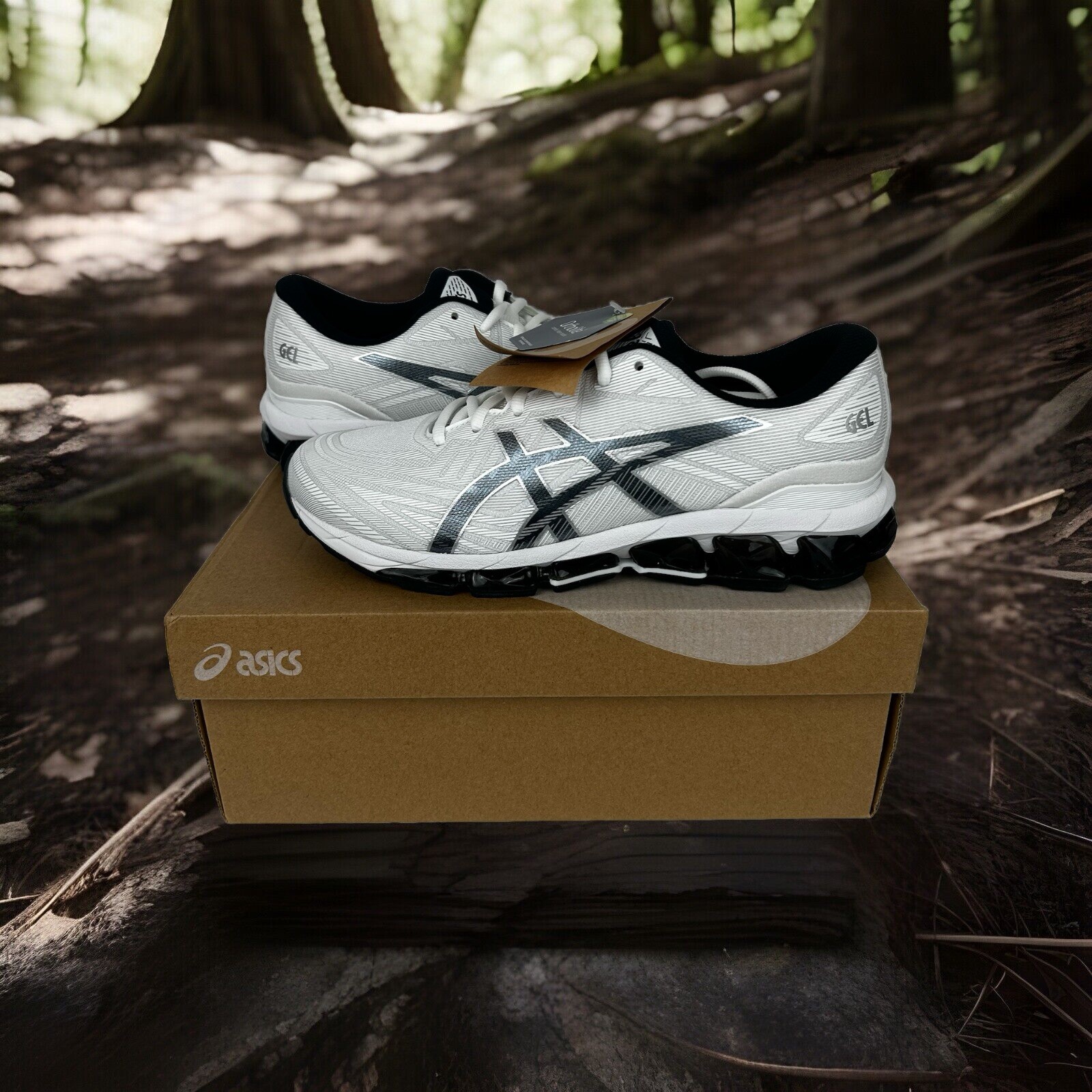 Asics Gel-Quantum 360 VII 1201A481-102 Men’s White/Black Sneakers Size 7.5 US