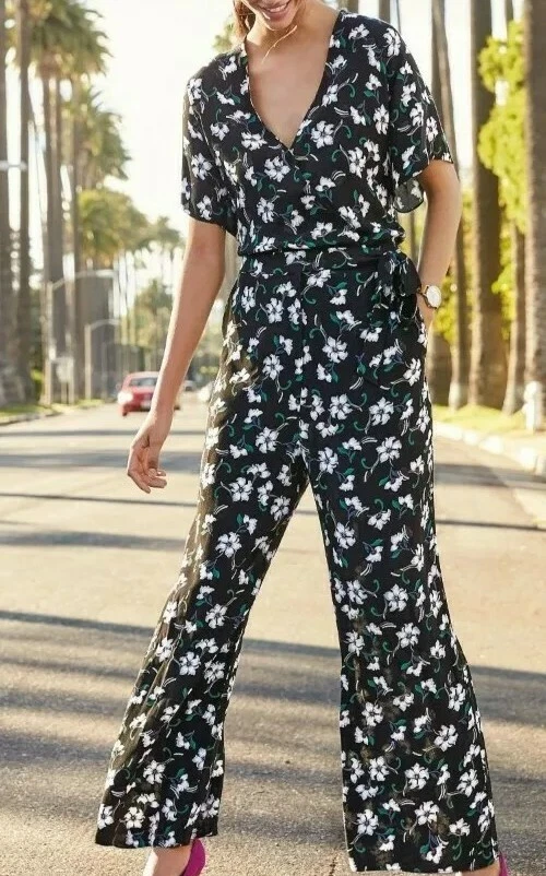 Petite floral cheap jumpsuit