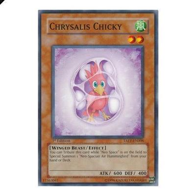 TAEV EN008 1ST ED 3X CHRYSALIS CHICKY COMMON