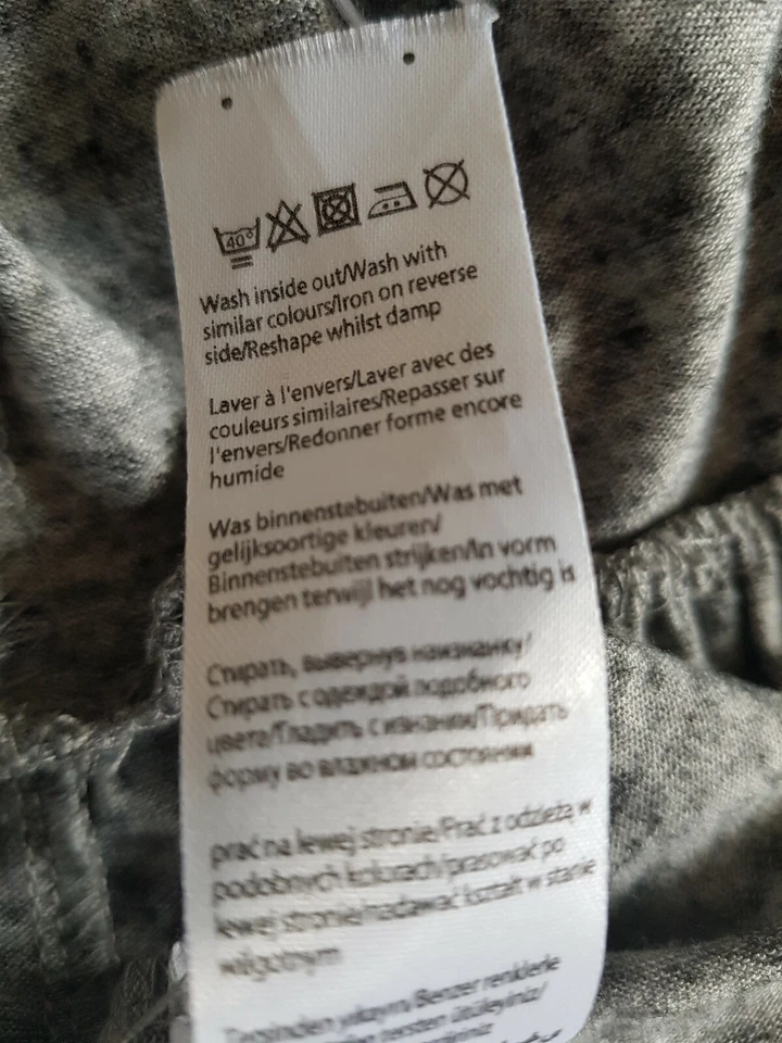 New Look peplum grey Top Size 8 sleeveless womens - Image 4 of 4