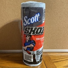 Scott Original Blue Shop Paper Towel Roll, (55 sheets per Roll)