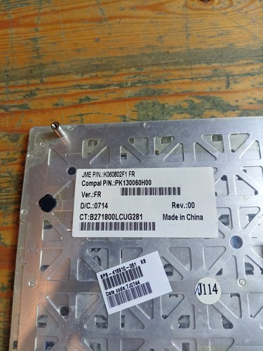 Clavier FR K060802F1 Rev: 00 AZERTY Original HP Compaq Nc6400 - Picture 3 of 4