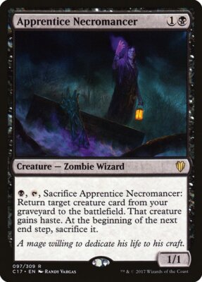 MTG - C17 - Apprentice Necromancer Near Mint #97