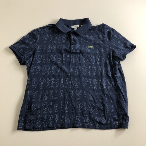 Geometric Print Short Sleeve Polo Shirt 