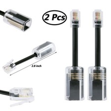 2Pcs Universal Telephone Handset Cord Detangler 360 Extend Phone Cord Wire Cable