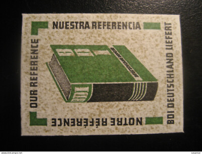 BDI Deutschland Liefert Our Reference Poster Stamp Vignette GERMANY Label