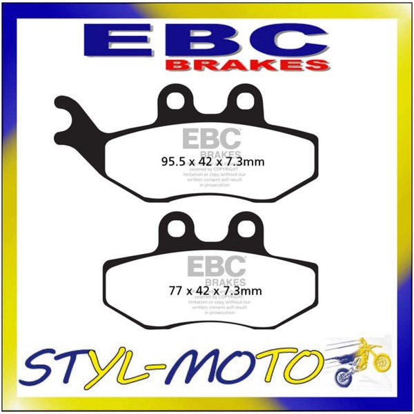 FA194 EBC Organische Aramid BremsbeläGe Vorne Links Beta 200 Urban 2008-2015-image