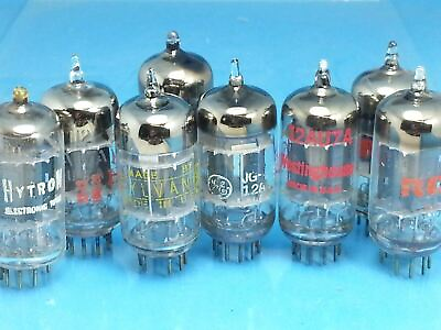 #ad GE AND VARIOUS 12AU7 A ECC82 TUBE CLOSE BALANCE SINGLE TONE MONSTER sm $8.88
