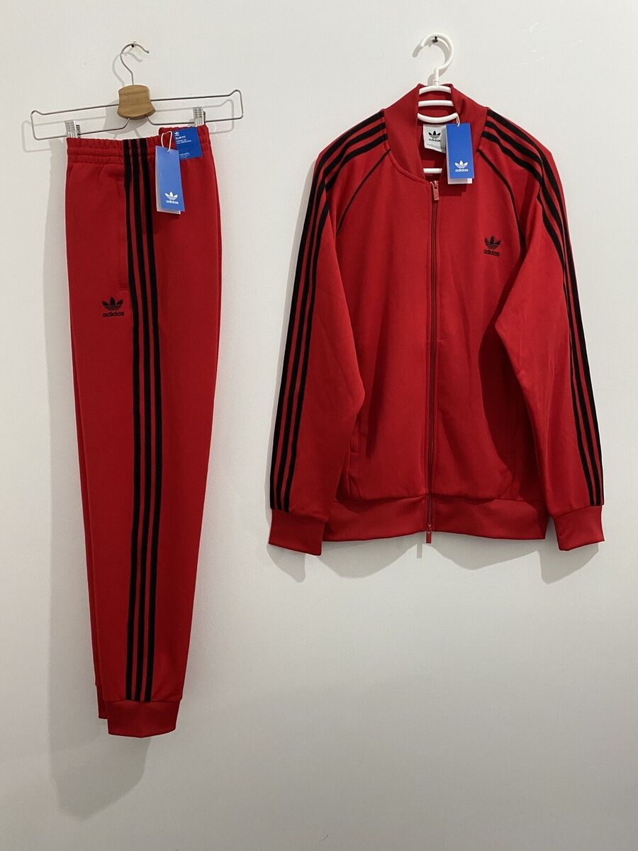 Adidas Originals Superstar Tracksuit Better Scarlet Black Adidas Originals Superstar Tracksuit Better Scarlet Black