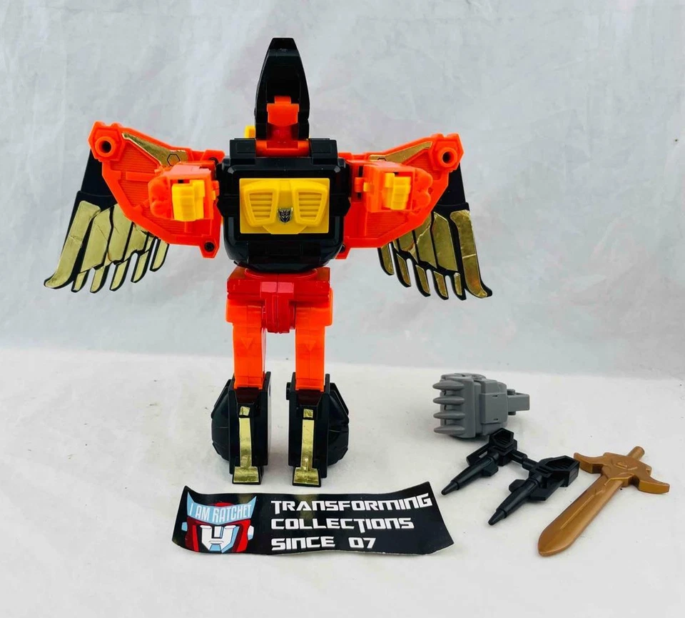 Transformers Original G1 1986 Predacon Divebomb Metal Complete for Predaking - Image 2 of 2