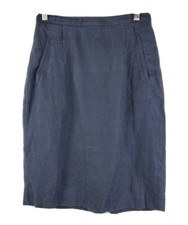 Vintage Guess George Marciano Xs 1980's LINEN Skirt MADE IN USA Y2K Straight