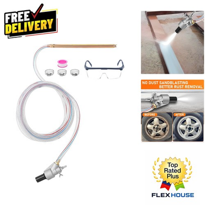 #ad #ad Effortless Dustless Sandblaster Kit for Pressure Washers 18FT Hose 5000 PSI $164.24