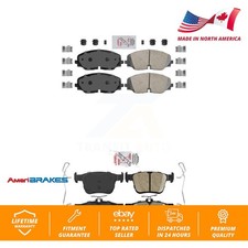 Front Rear Ceramic Disc Brake Pads Kit For Volkswagen Atlas Cross Sport