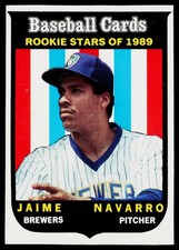 1989 Baseball Cards Magazine '59 Topps Replicas #62 Jaime Navarro