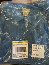 LL Bean Men's Polo. MARINE BLUE. 100% Pima Cotton, %100 Soft. L-TALL 262173.