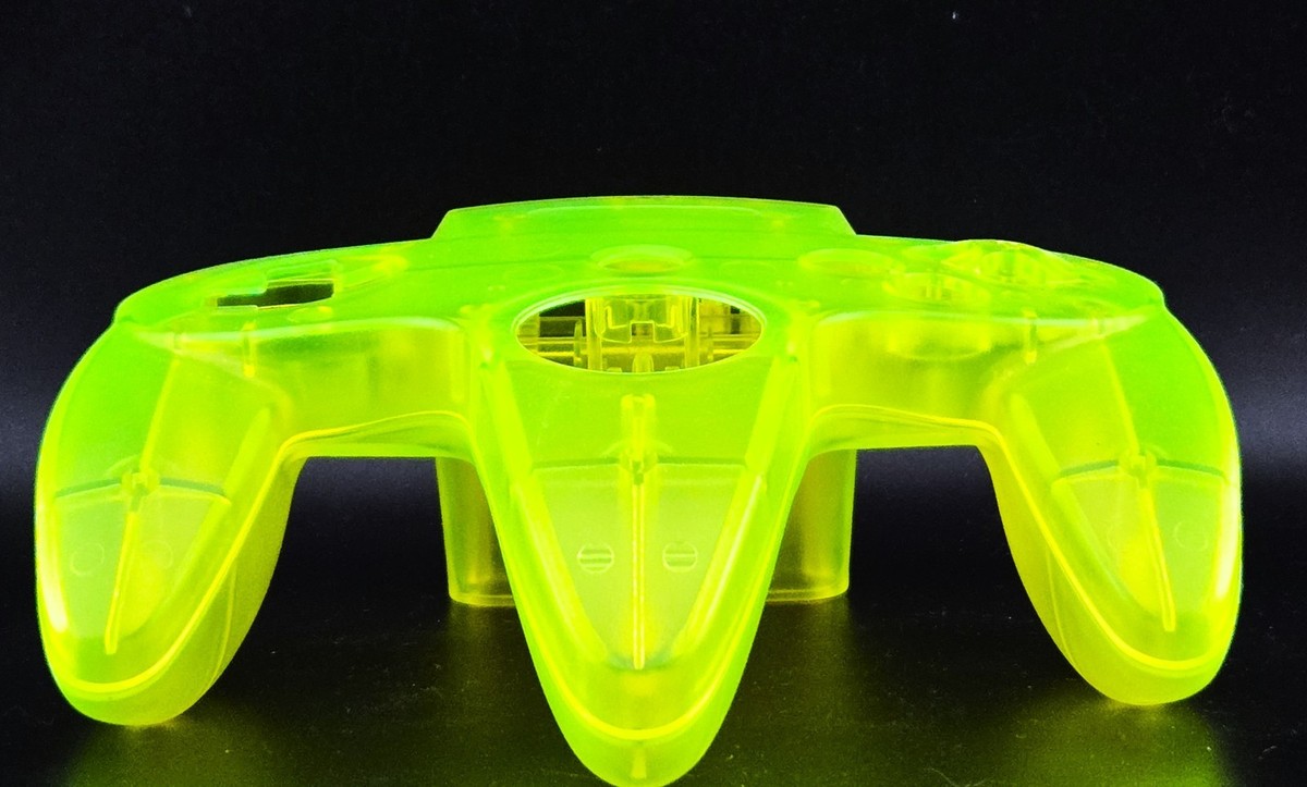 Nintendo 64 N64 Extreme Green Neon Yellow Funtastic Clear