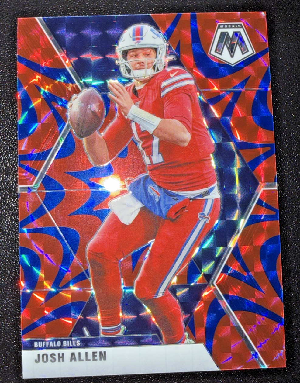 2020 Mosaic Josh Allen Prizm Red #26 Bills