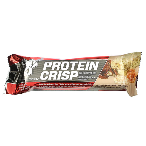 Protein Crisp, Salted Toffee Pretzel, 12 Bars, 1.94 oz (55 g) Each - Picture 4 of 4