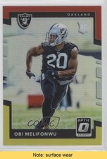 2017 Donruss Optic Rookies Red & Yellow Prizm Obi Melifonwu #141 READ 1u6