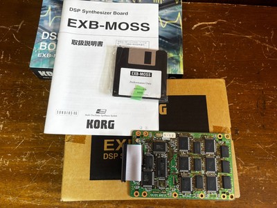 KORG EXB-MOSS triton 音色拡張ボード　シンセサイザー Korg EXB-MOSS Synthesizer Expansion Board KLM-2076 w/ box