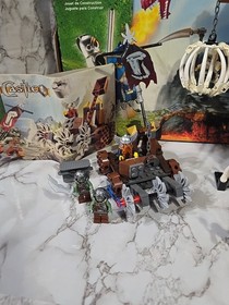 Lego 7093 Skeleton Tower + 7040 Dwarves' Mine Defender W/ Figures Not Complete