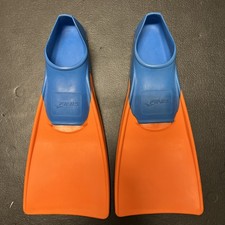 FINIS Long Floating Fins XXS JR 11-1 Blue Orange Next to New Condition