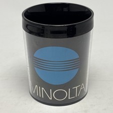 Vintage Thermo-Serv Minolta Camera Advertising Plastic Coffee Mug Good Cond