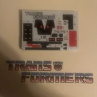Vintage Transformers G1 Jetfire Complete Sticker Sheet Decals 1985