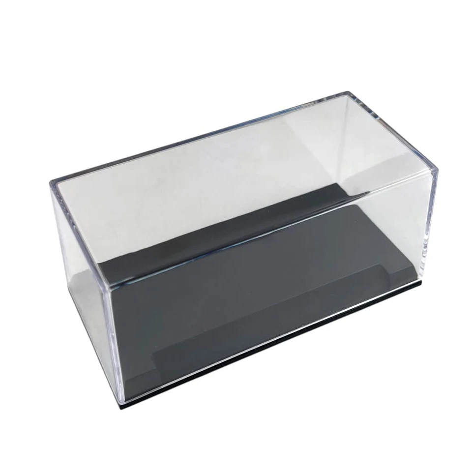 Set 6x Teca Auto World 1/64 Vetrina + Base Nera 10,4 x 5,1 x 5 - Immagine 2 di 3