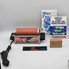 VINTAGE Hertel "ORIGINAL HOT WAXER" User Manuals, Cork & Cleaning Tool USA MADE