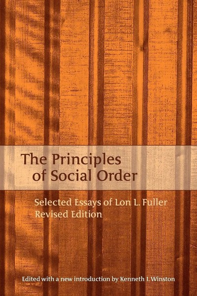 Principles Of Social Order Selected Essays Of Lon L. Fuller Fuller (U. A.) Buch-image