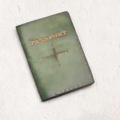 Punzierset Ausweis Mappe - Riley Passport Case Kit - Punzierleder DIY Bastelset