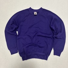 Vintage Fruit of the Loom Sweatshirt Womens Small Crewneck Pullover USA 90s NWOT