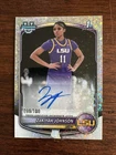 2025-26 Bowman U Chrome 1st Bowman ZaKiyah Johnson Speckle Refractor Auto /100