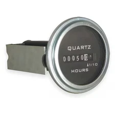 Trumeter 732-0023 Hour Meter, Electrical, Round, 10-80Vdc
