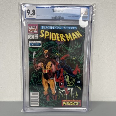 Spider-Man #9 CGC 9.8 Todd McFarlane! Marvel Comics MCU 1991 Rare NEWSSTAND!