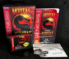 1992 MORTAL KOMBAT • WORKING w/CASE & MANUAL • VINTAGE SEGA GENESIS GAMES