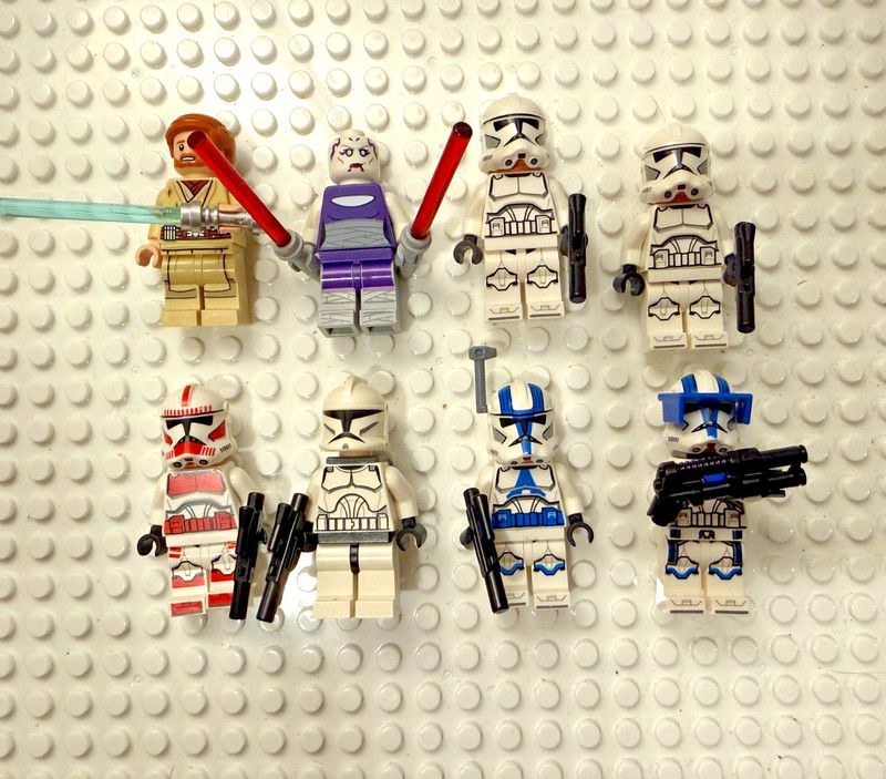 Lot Of Lego Star Wars Clone Wars Minifigs