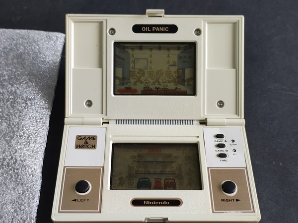 CONSOLA GAME&WATCH OIL PANIC NINTENDO MULTI SCREEN OP-51 LEER DESCRIPCIÓN
