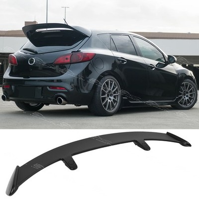 For Mazda Mazdaspeed 3 6 Matte Black 52'' Rear Roof Top Trunk Spoiler Tail Wing