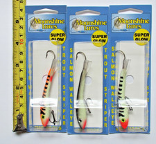 3 New In Box Moonshine Shiver Minnow #3-1 oz./3-1/8" Ice/Vertical Jigging Lures