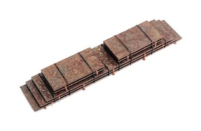New 1:87 Ho Scale Rusty Flat Steel Load/decor (4.5in) (Real Rust)