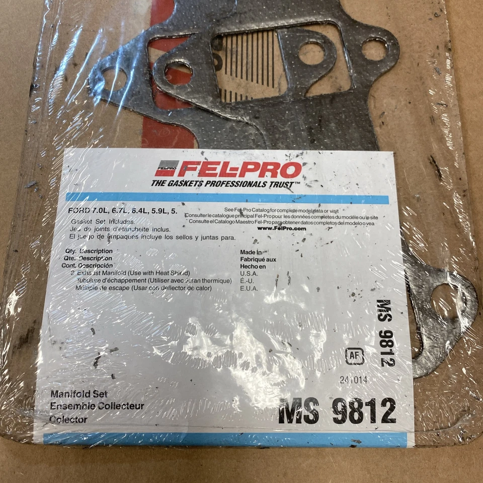 Fel-Pro MS 9812 Exhaust Manifold Gasket Set! F+S! - Image 2 of 4