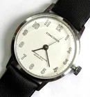 RARE VINTAGE CONCORDE GERMAN MEN WRIST WATCH 17 Jewels 1950's-1960's GOLD PLATED