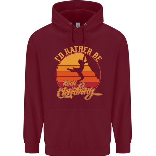 Funny Rock Climbing Climber Childrens Kids Hoodie - Picture 5 of 39
