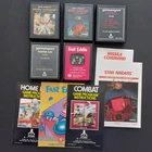 Lot of 5 Atari 2600 compatible game cartridges w manuals (not recently tested)