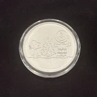 Peanuts® Charlie Brown & Snoopy Christmas 1 oz Silver Round .999 fine