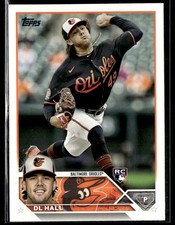 2023 Topps #547 DL Hall RC Orioles Baseball Card 2101I