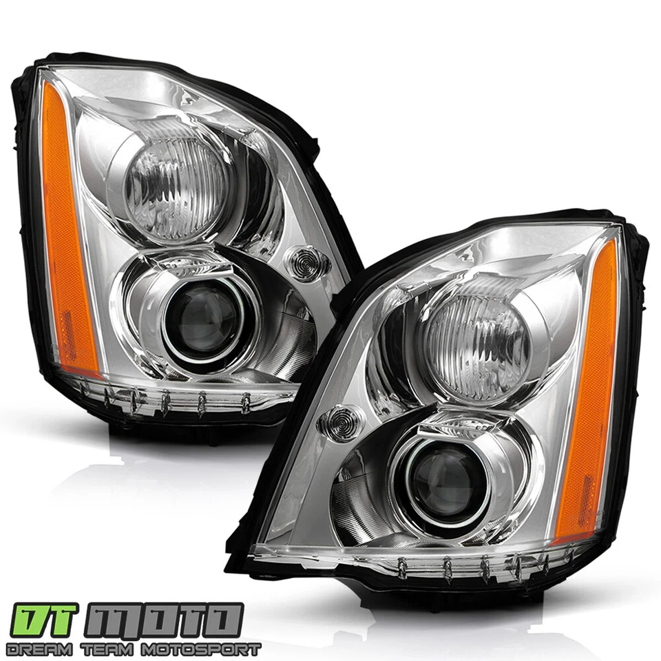 Par de faros proyectores izquierda+derecha para Cadillac DTS HID/Xenón 2006-2011 Foto 2 de 4